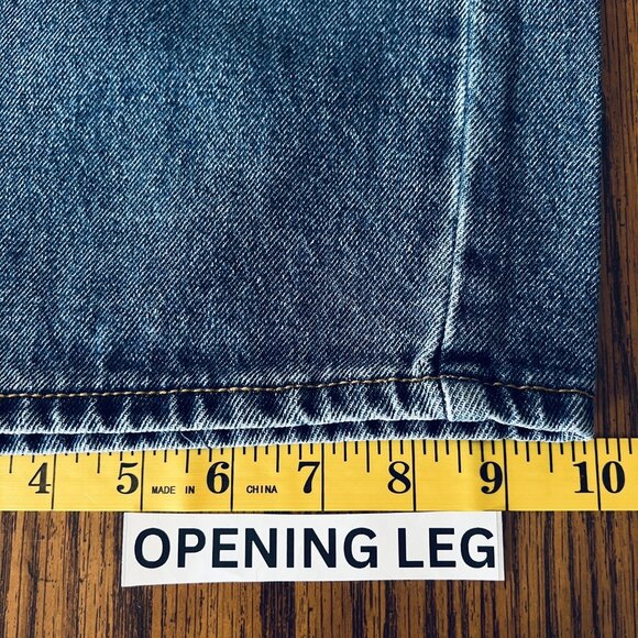 Blue Mountain Men's Denim Jeans Size 38x30 Straight Leg Regular Fit Cotton Blue - Picture 12 of 12